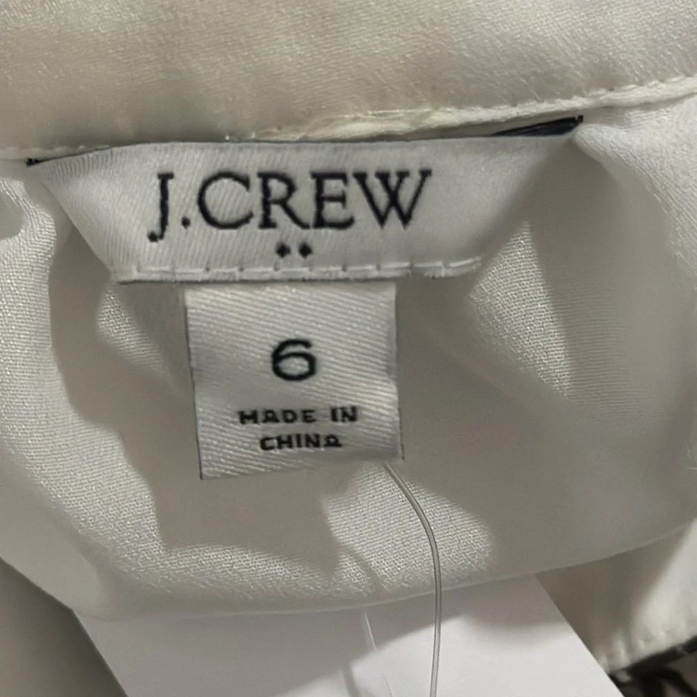 J Crew Factory Animal-Print Pleated Midi Skirt White Gray Reptile Snake NWT-6